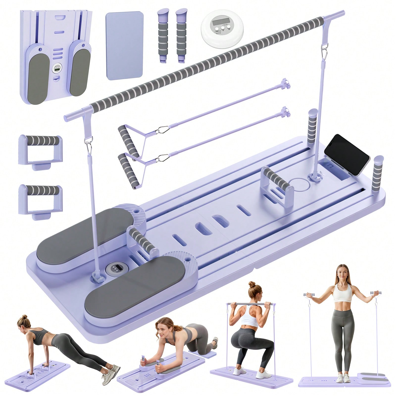 Pilates & Yoga Unleashed Studio Tuckahoe - Pilates Reformer With Bar, Pilates Board