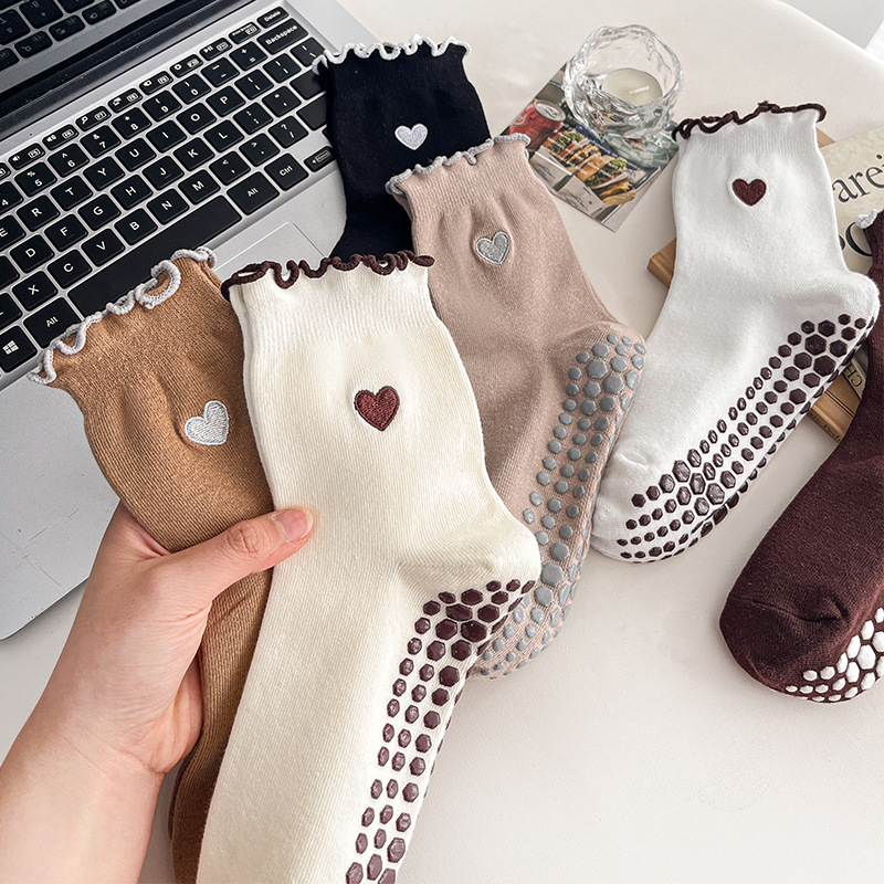 Yoga Socks Women Cotton Heart  - огляд і ціна Medias Para Pilates Y Yoga