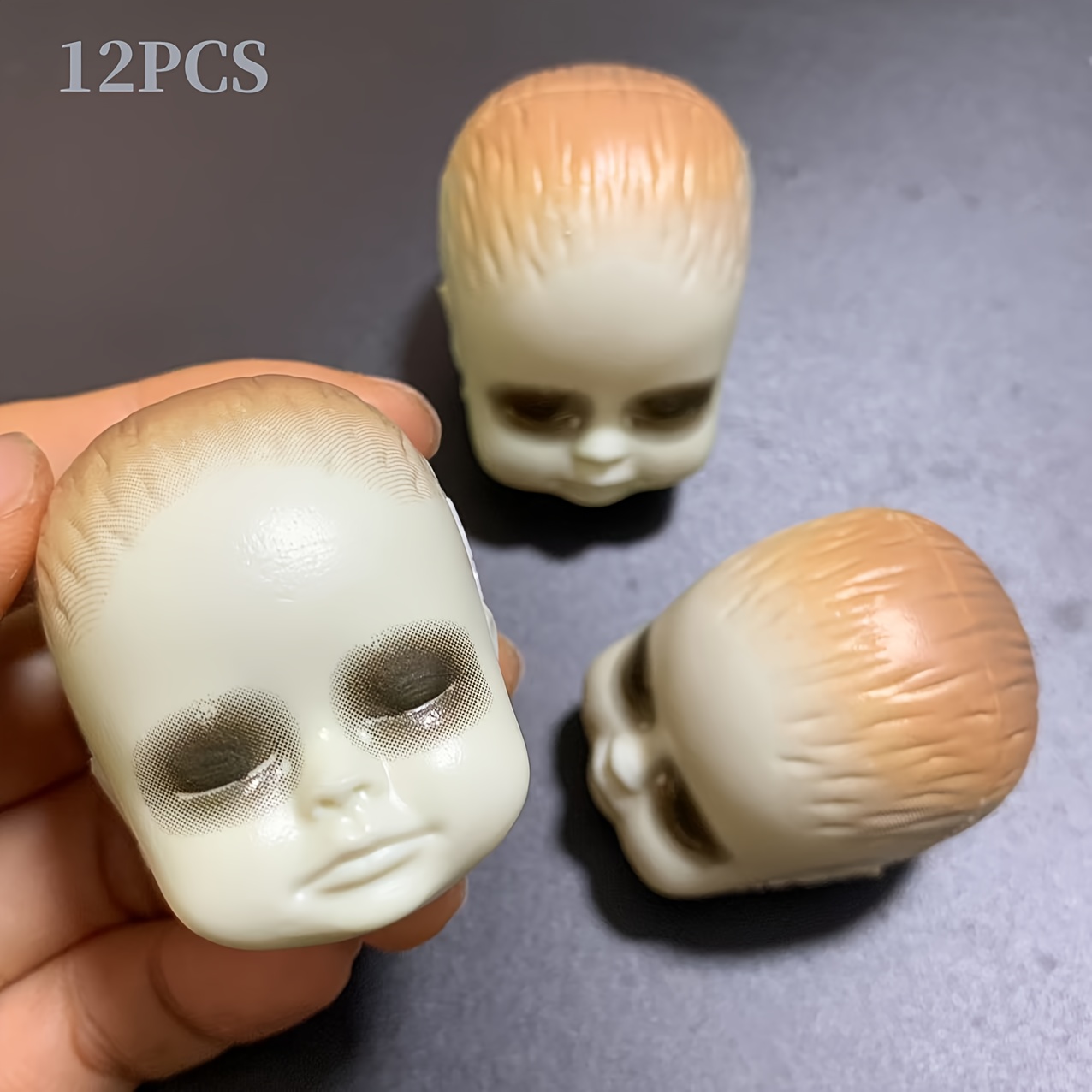 12Pcs Creepy Doll Head Ornamen - огляд і ціна Head Racket Boom