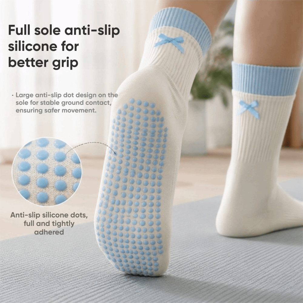 New Cotton Yoga Socks Non Slip - огляд і ціна Pilates Yoga Y Barre