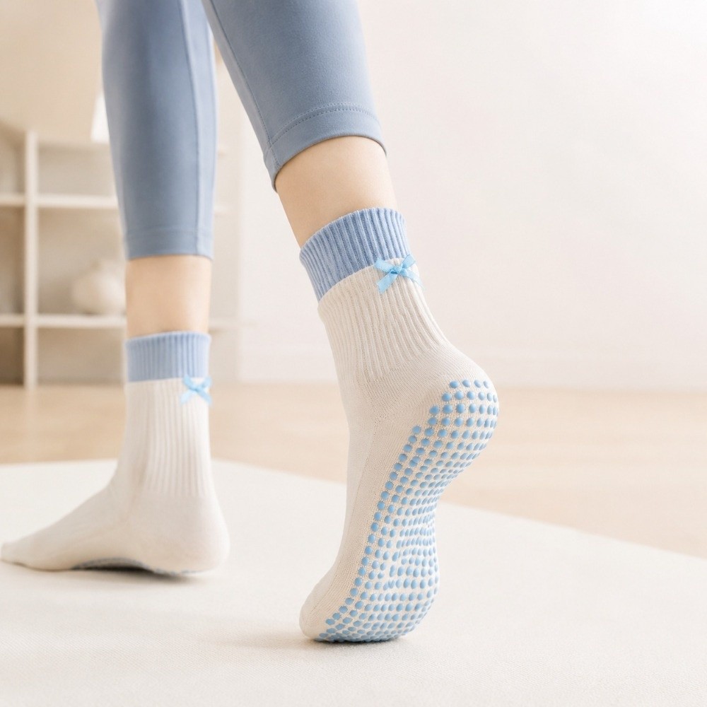 New Cotton Yoga Socks Non Slip - огляд і ціна Pilates Yoga Y Barre