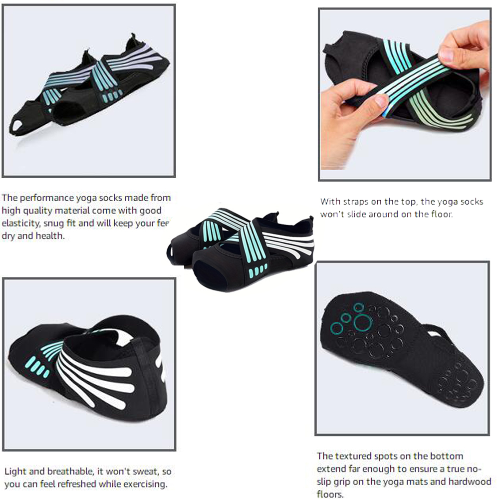 1Pair Women Non-Slip Toeless G - огляд і ціна Medias Para Pilates Y Yoga