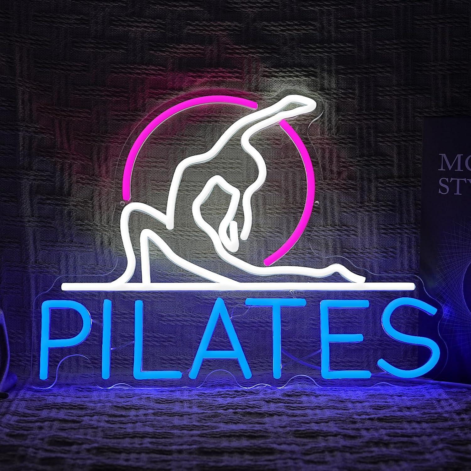 Yoga Pilates Neon Sign Dimmabl - огляд і ціна Pilates Yoga Room