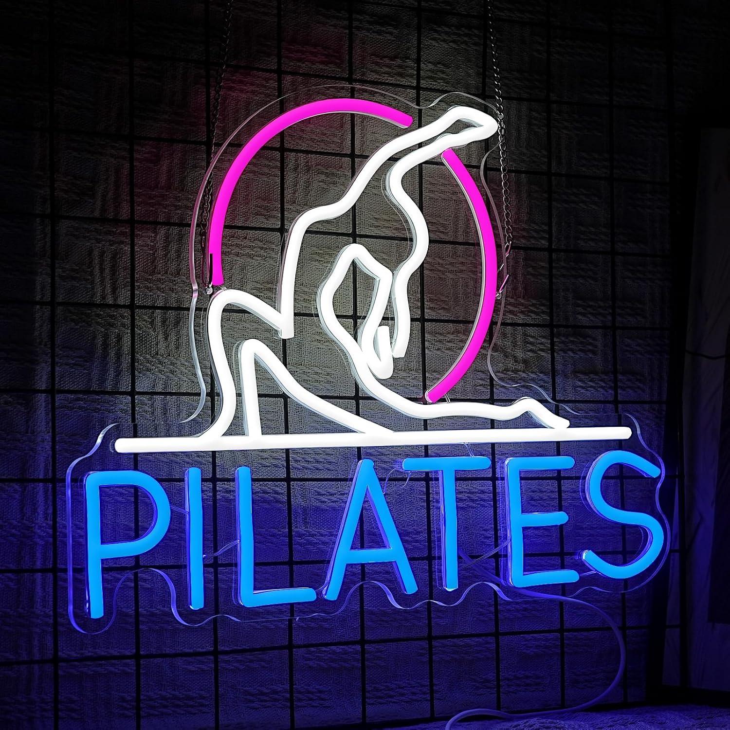Yoga Pilates Neon Sign Dimmabl - огляд і ціна Pilates Yoga Room