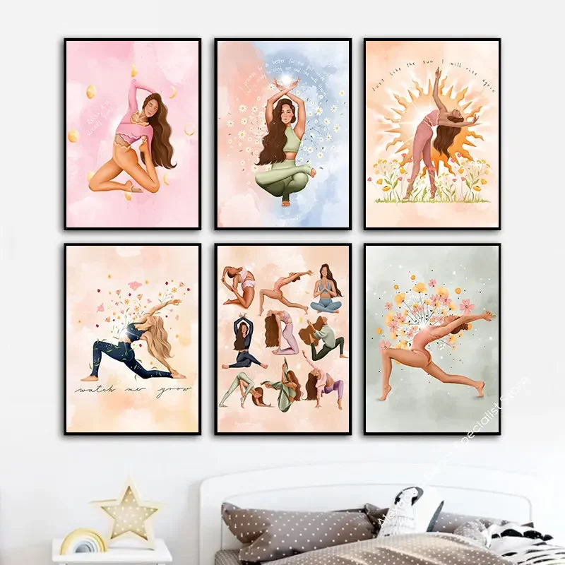Boho Pilates Exercise Woman Yo - огляд і ціна Pilates Yoga Room