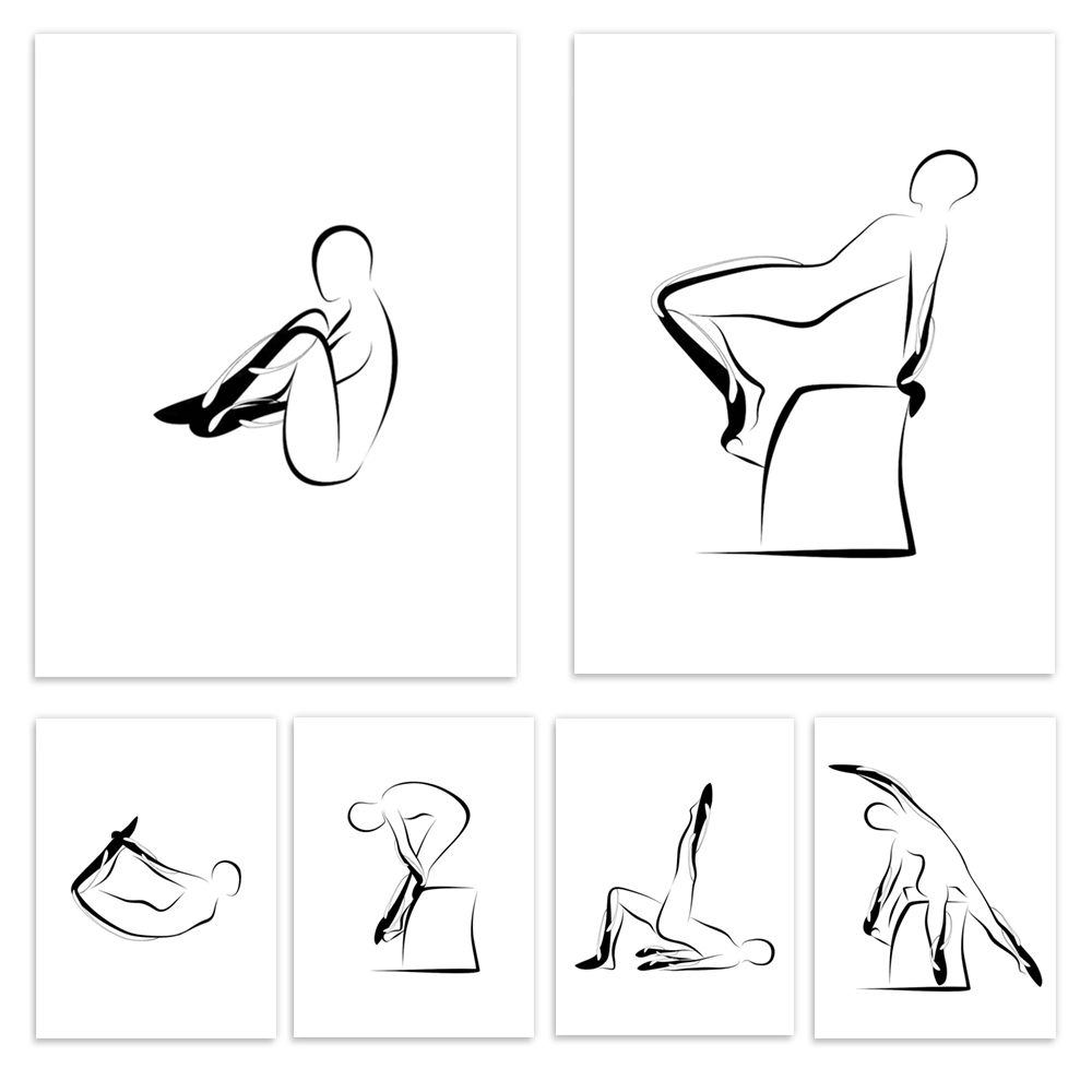 Pilates posters, Pilates push- - огляд і ціна Pilates Yoga Room