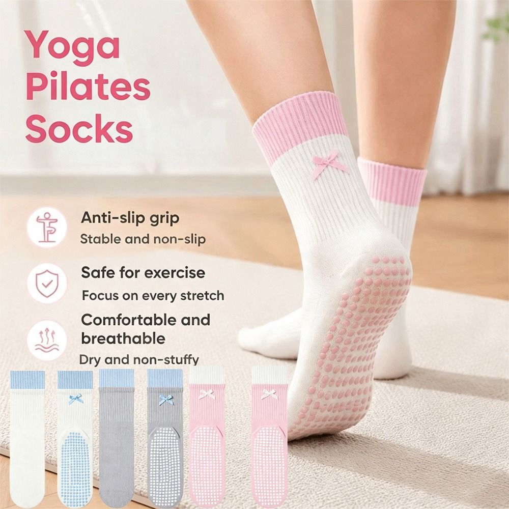 New Cotton Yoga Socks Silicone - огляд і ціна Pilates Yoga Y Barre