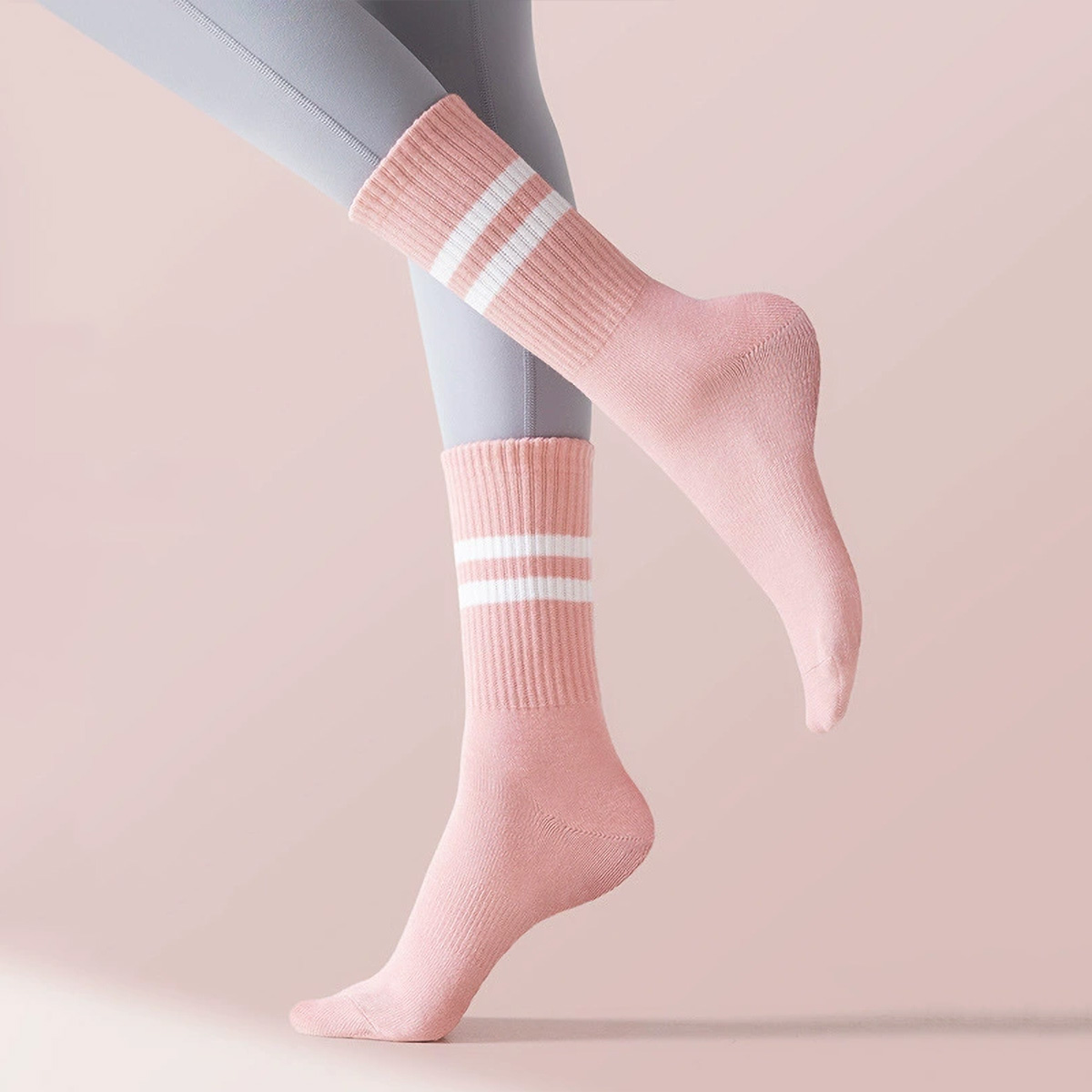 3 Pairs Long Yoga Socks with G - огляд і ціна Medias Para Pilates Y Yoga